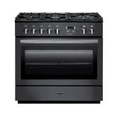Rangemaster Professional+FX 90cm 5 Burner Hob Single Oven Dual Fuel Range Cooker