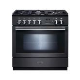 Rangemaster Professional+FXP 90cm 5 Gas Burner Single Oven Dual Fuel Range Cooker