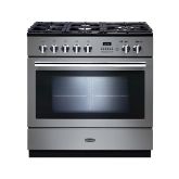 Rangemaster Professional+FXP 90cm 5 Gas Burner Single Oven Dual Fuel Range Cooker