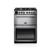 Rangemaster Professional+ 60cm 4 Ring Gas Hob Double Oven Dual Fuel Range Cooker
