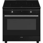 Smeg Concerto 90cm 4 Zone Induction Hob Single Oven Electric Range Cooker