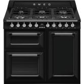 Smeg Victoria 100cm 6 Burner Double Oven + Grill Dual Fuel Range Cooker
