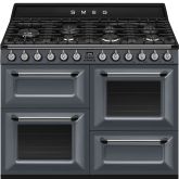 Smeg Victoria 110cm 7 Burner Gas Hob Double Oven & Grill Dual Fuel Range Cooker
