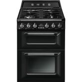 Smeg Victoria 60cm 4 Burner Double Oven Dual Fuel Mini Range Cooker