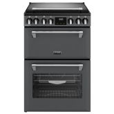 Stoves Richmond Deluxe 60cm 4 Burner Hob Double Oven Dual Fuel Mini Range Cooker