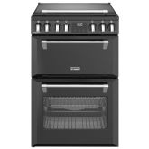 Stoves Richmond Deluxe 60cm Induction Hob Double Oven Electric Mini Range Cooker