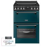 Stoves Richmond Deluxe 60cm Induction Hob Double Oven Electric Mini Range Cooker