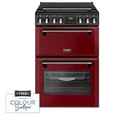 Stoves Richmond Deluxe 60cm Induction Hob Double Oven Electric Mini Range Cooker