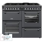 Stoves Richmond Deluxe 110cm 7 Burner Gas Hob Quad Oven Dual Fuel Range Cooker