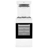 Beko KA52NEW 50cm 4 Burner Single Cavity Gas Cooker with Eye Level Grill