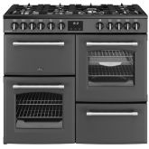 Belling Farmhouse 100cm 7 Burner Gas Hob Double Oven Dual Fuel Range Cooker