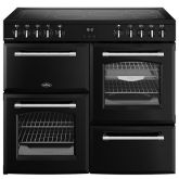 Belling Farmhouse 100cm 5 Zone Ceramic Hob Double Oven Electric Range Cooker