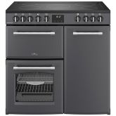Belling Farmhouse 90cm 5 Zone Ceramic Hob Double Oven Electric Range Cooker