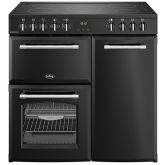 Belling Farmhouse 90cm 5 Zone Ceramic Hob Double Oven Electric Range Cooker