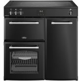 Belling Farmhouse 90cm 5 Zone Induction Hob Double Oven Electric Range Cooker