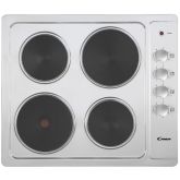 Candy CLE64KX 60cm 4 Zone Solid Plate Hob 