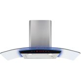 Cda EKP90SS 90cm 3 Speed Curved Glass Cooker Hood