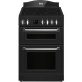 Creda 60cm 4 Zone Ceramic Double Oven Electric Mini Range Cooker