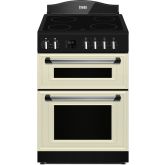Creda 60cm 4 Zone Ceramic Double Oven Electric Mini Range Cooker