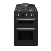 Creda 60cm 4 Burner Double Oven Dual Fuel Mini Range Cooker