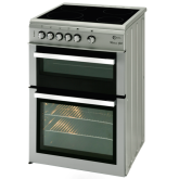 Flavel Milano ML61CDS/M 60cm 4 Zone Ceramic Hob Twin Cavity Electric Cooker