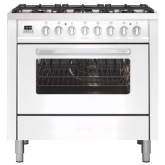 ILVE Torino 90cm 5 Burner Gas Hob Single Oven Dual Fuel Range Cooker