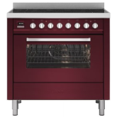 ILVE Torino 90cm 5 Zone Induction Hob Single Oven All Electric Range Cooker