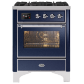 ILVE Majestic Milano 70cm 4 Burner Gas Hob Single Oven Dual Fuel Range Cooker