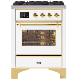ILVE Majestic Milano 70cm 4 Burner Gas Hob Single Oven Dual Fuel Range Cooker