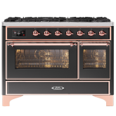 ILVE Majestic Milano 120cm 7 Burner Gas Hob Double Oven Dual Fuel Range Cooker