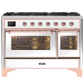 ILVE Majestic Milano 120cm 7 Burner Gas Hob Double Oven Dual Fuel Range Cooker