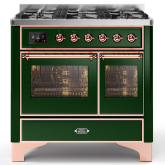 ILVE Majestic Milano 100cm 6 Burner Gas Hob Double Oven Dual Fuel Range Cooker