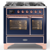 ILVE Majestic Milano 100cm 6 Burner Gas Hob Double Oven Dual Fuel Range Cooker
