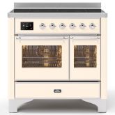ILVE Majestic Milano 100cm 6 Zone Induction Hob Twin Oven Electric Range Cooker