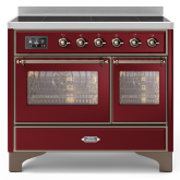 ILVE Majestic Milano 100cm 6 Zone Induction Hob Twin Oven Electric Range Cooker