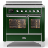 ILVE Majestic Milano 100cm 6 Zone Induction Hob Twin Oven Electric Range Cooker