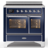 ILVE Majestic Milano 100cm 6 Zone Induction Hob Twin Oven Electric Range Cooker