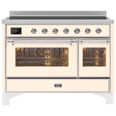 ILVE Majestic Milano 120cm 7 Zone Induction Hob Twin Oven Electric Range Cooker