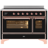 ILVE Majestic Milano 120cm 7 Zone Induction Hob Twin Oven Electric Range Cooker