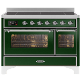 ILVE Majestic Milano 120cm 7 Zone Induction Hob Twin Oven Electric Range Cooker