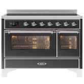 ILVE Majestic Milano 120cm 7 Zone Induction Hob Twin Oven Electric Range Cooker