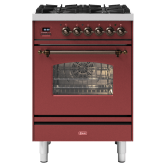 ILVE Milano 60cm 4 Burner Gas Hob Single Oven Dual Fuel Mini Range Cooker
