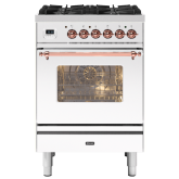 ILVE Milano 60cm 4 Burner Gas Hob Single Oven Dual Fuel Mini Range Cooker