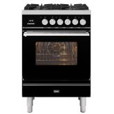 ILVE Roma 60cm 4 Burner Gas Hob Single Oven Dual Fuel Mini Range Cooker