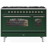 ILVE Milano 120cm 7 Burner Gas Hob Double Oven Dual Fuel Range Cooker