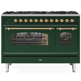 ILVE Milano 120cm 7 Burner Gas Hob Double Oven Dual Fuel Range Cooker