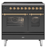 ILVE Milano 90cm 6 Zone Induction Hob Double Oven All Electric Range Cooker