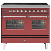 ILVE Milano 100cm 6 Zone Induction Hob Double Oven All Electric Range Cooker