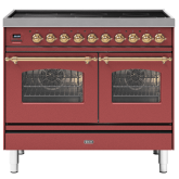 ILVE Milano 100cm 6 Zone Induction Hob Double Oven All Electric Range Cooker
