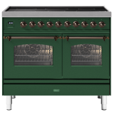 ILVE Milano 100cm 6 Zone Induction Hob Double Oven All Electric Range Cooker